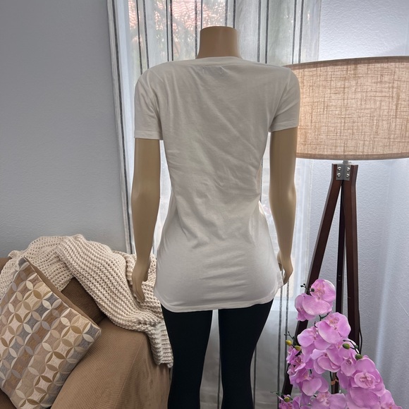 Spao White T-Shirt Top Size L Large Crayon Shinchan A Super Mischievous Boy - Picture 4 of 8